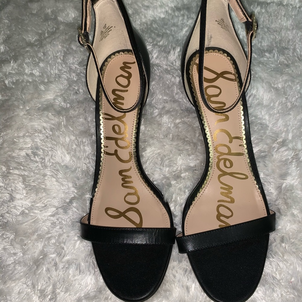 Sam Edelman Black Heels - Picture 1 of 6